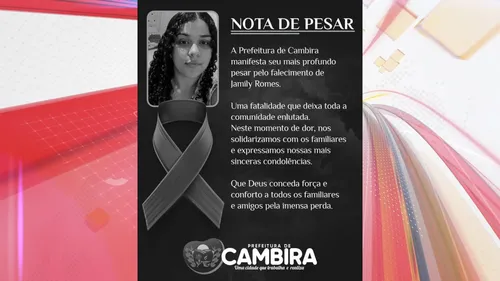 Prefeitura divulgou nota de pesar em Cambira