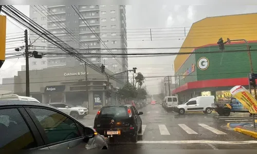 Inmet emite alerta de temporal para mais de 280 cidades do Paraná