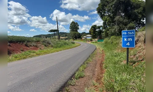 DER/PR recupera pavimento entre Laranjeiras do Sul e Porto Barreiro