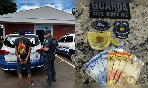 Suspeito de tráfico é preso pela GCM após denúncia em Apucarana