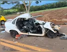 Acidente entre ônibus e carro deixa uma pessoa morta na BR-369