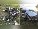 Acidente entre Hilux e motocicleta deixa um morto na PR-082