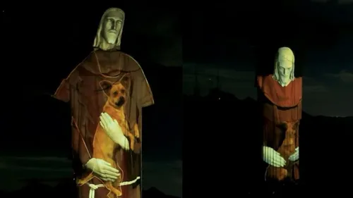 A ação faz parte de uma campanha sobre adoção responsável de animais