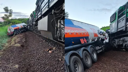 Acidente aconteceu no trevo "Panela de pedra"