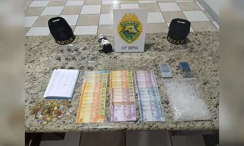 Rotam cumpre mandado no Jardim Colonial e apreende dinheiro e drogas