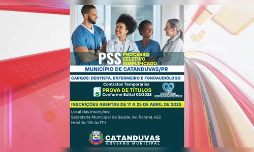 As inscrições vão até dia 24 de abril