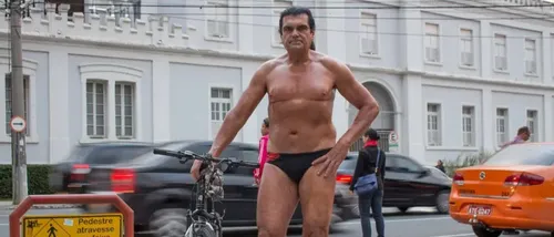 Biólogo Nelson Rebello, conhecido popularmente como Oil Man