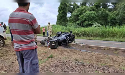 Motociclista morre em grave acidente na PR-272 entre Faxinal e Mauá