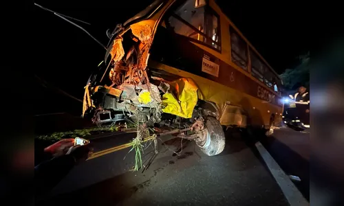 Ônibus de acidente que matou família levava alunos de colégio agrícola
