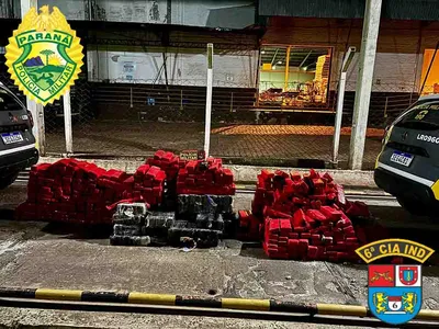 Foram apreendidos 700 quilos de maconhas