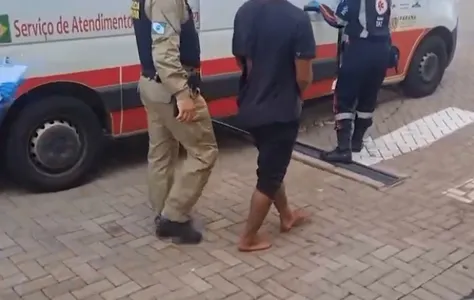 Ladrão foi agredido após tentativa de roubo