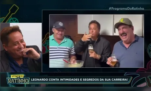 Leonardo e Ratinho se divertem ao relembrar de “jiló” em Apucarana