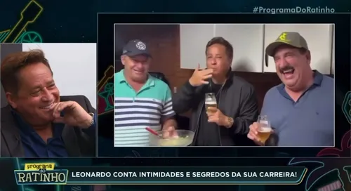 Leonardo e Ratinho se divertem ao relembrar de “jiló” em Apucarana