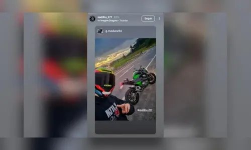 Motociclista posta foto antes de morrer em acidente na BR-277