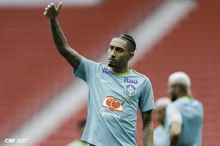 Raphinha, jogador da seleção brasileira