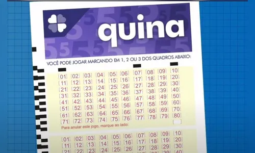Concurso 6734 da Quina: veja o resultado desta terça-feira (20)