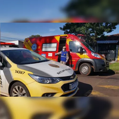 Siate atende acidente de trânsito no acesso secundário de Ivaiporã