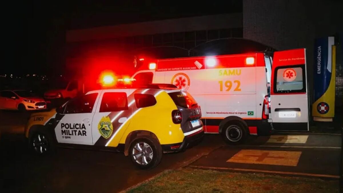 Criança fica ferida em batida entre carro e bicicleta em Jardim Alegre
