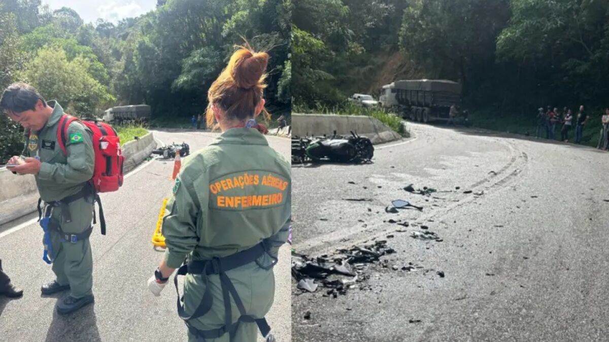Filho morre na frente dos pais em acidente de moto no Paraná