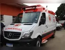 Samu atende mulher vítima de atropelamento em Arapongas