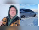 Paranaense é resgatado na Patagônia após ficar preso na neve