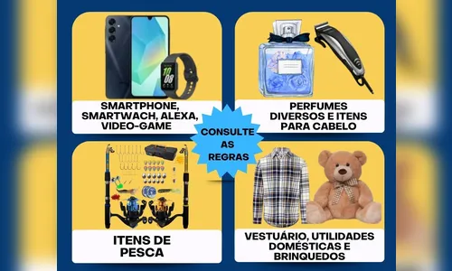 Veja o que será vendido no bazar da Receita Federal em Apucarana