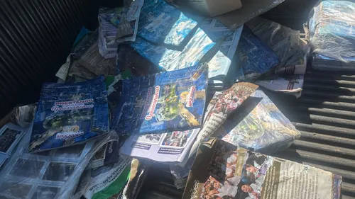 Descarte irregular foi flagrado nesta quarta-feira