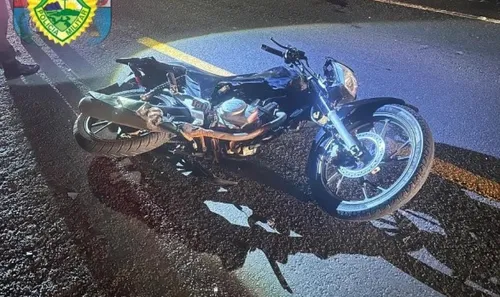 Moto era conduzia por vítima do acidente na PR-218