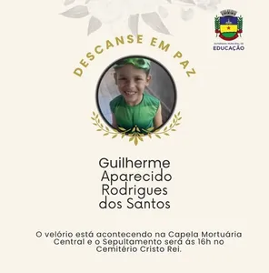 Nota de pesar foi divulgada pela Prefeitura