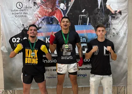 Rafael Gomes é campeão paranaense no kickboxing