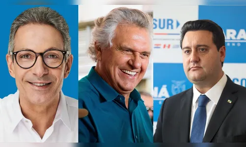 Pré-candidatos, Zema, Caiado e Ratinho pregam união e discursam contra Lula
