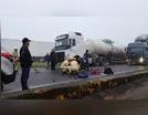 Engavetamento entre três carros e uma moto deixa um ferido em Jandaia