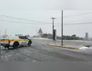 Grande quantidade de neve causa interdição em ponto turístico de SC