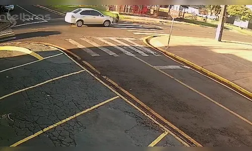 Câmera flagra acidente que deixou pai e filho feridos; veja vídeo