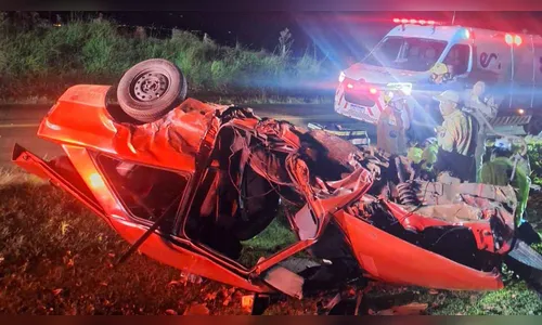 Homem morre após colisão entre dois carros na PR-364 em Guarapuava