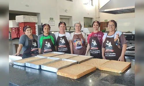 Bolo de Santo Antônio inova no recheio com medalhas de ouro e vouchers