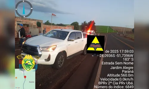 Colisão traseira deixa duas pessoas feridas na PR-082