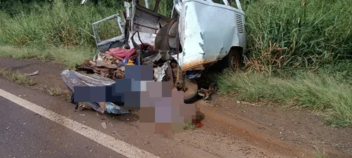 Colisão entre Kombi e caminhão deixa dois mortos na PR-272