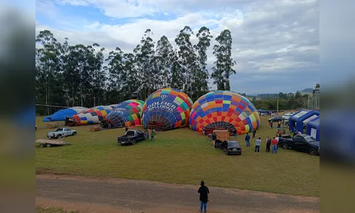 Após acidente em SC, festival de balonismo acontece no Vale do Ivaí