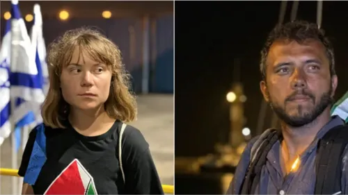 Greta Thunberg e Thiago Ávila
