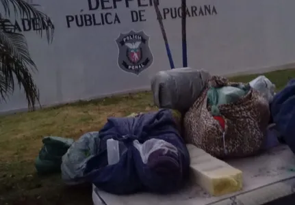 Material recolhido durante operação bate-grade nesta segunda-feira (23) na Cadeia Pública de Apucarana