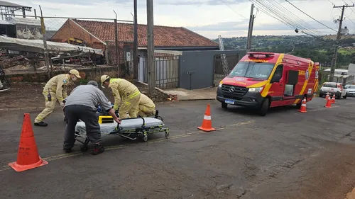 O acidente aconteceu na manhã desta quinta-feira (05)