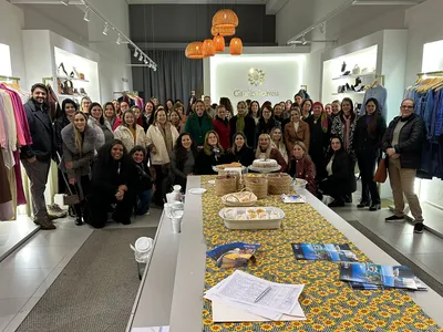 O evento foi realizado na loja Claudia Gouveia