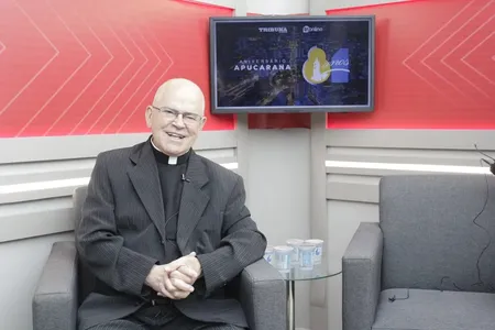 Padre Roberto Carrara em entrevista no começo do ano ao TNOnline