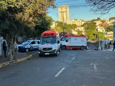 Samu e Siate atenderam as vítimas do acidente
