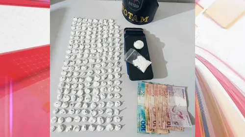 Suspeitos tentaram furar o bloquio da PM