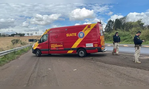 
							Motociclista tem suspeita de fratura após sofrer queda na BR-376 em Apucarana
						
						