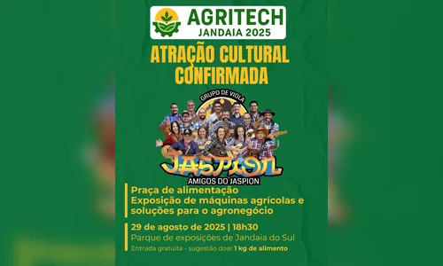 
							Agritech reúne tecnologia e inovação no campo em Jandaia do Sul
						
						