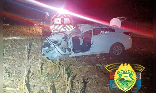 
							Duas pessoas morrem após colisão na PR-437, em Primeiro de Maio
						
						