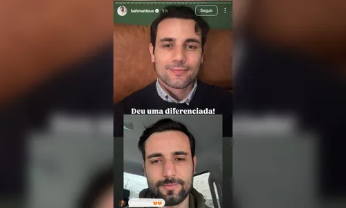 
							Ex-BBB Matteus Amaral mostra como ficou seu nariz após plástica; veja
						
						